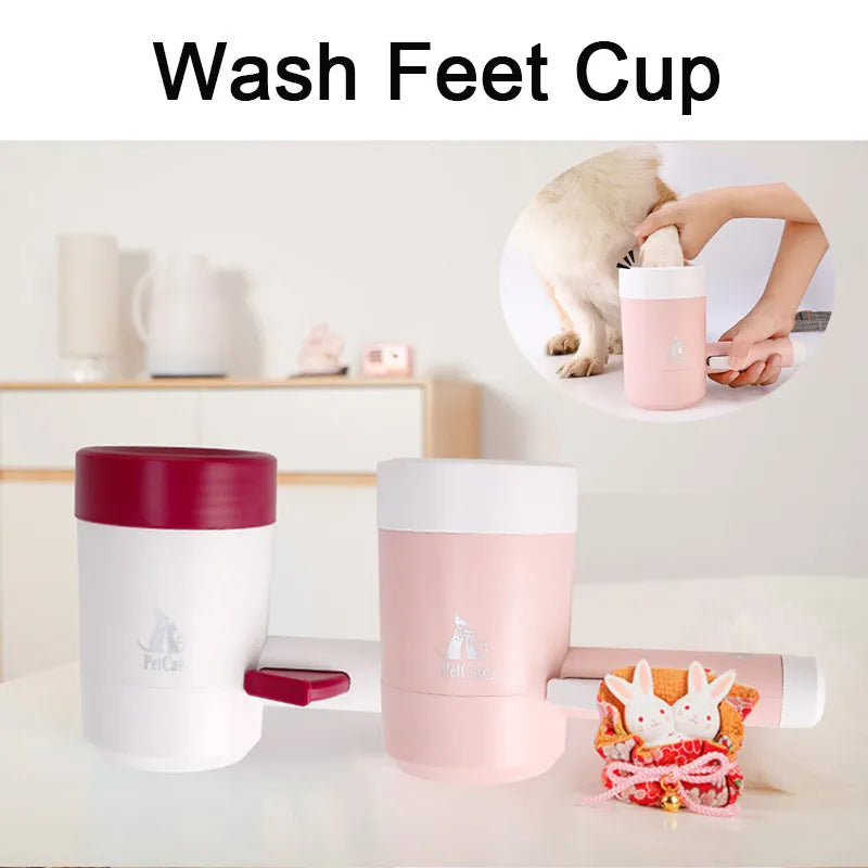 Complete Pet Grooming Kit — Deshedding Glove & Paw Cleaner Cup Bundle