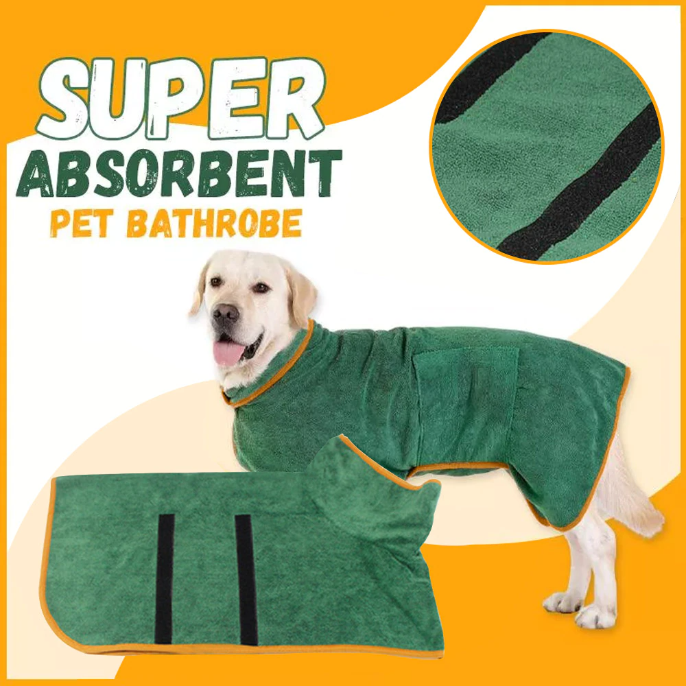 Super Absorbent Dog Bathrobe Towel