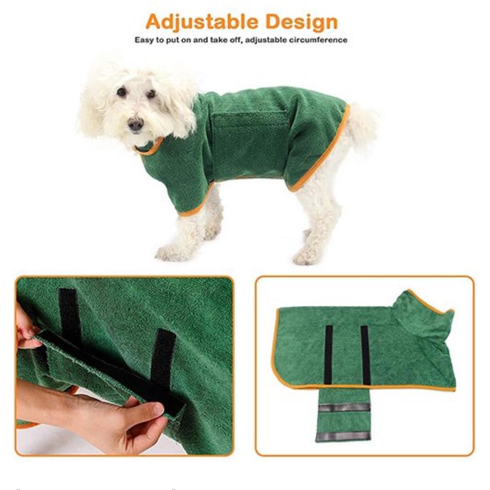 Super Absorbent Dog Bathrobe Towel