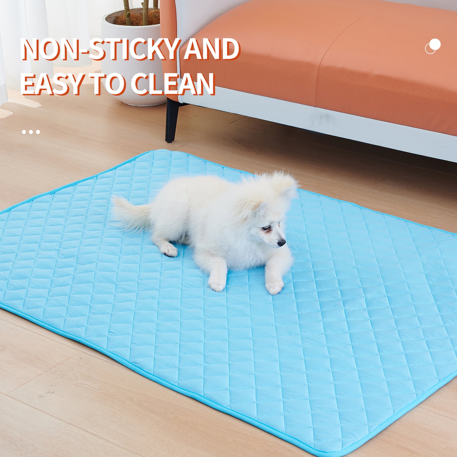 Cooling Ice Silk Pet Mat – Summer Self-Cooling Pad for Dogs & Cats