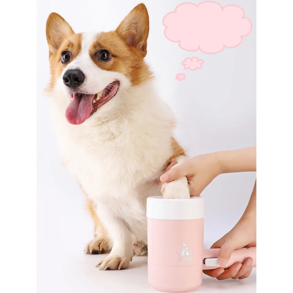 Complete Pet Grooming Kit — Deshedding Glove & Paw Cleaner Cup Bundle
