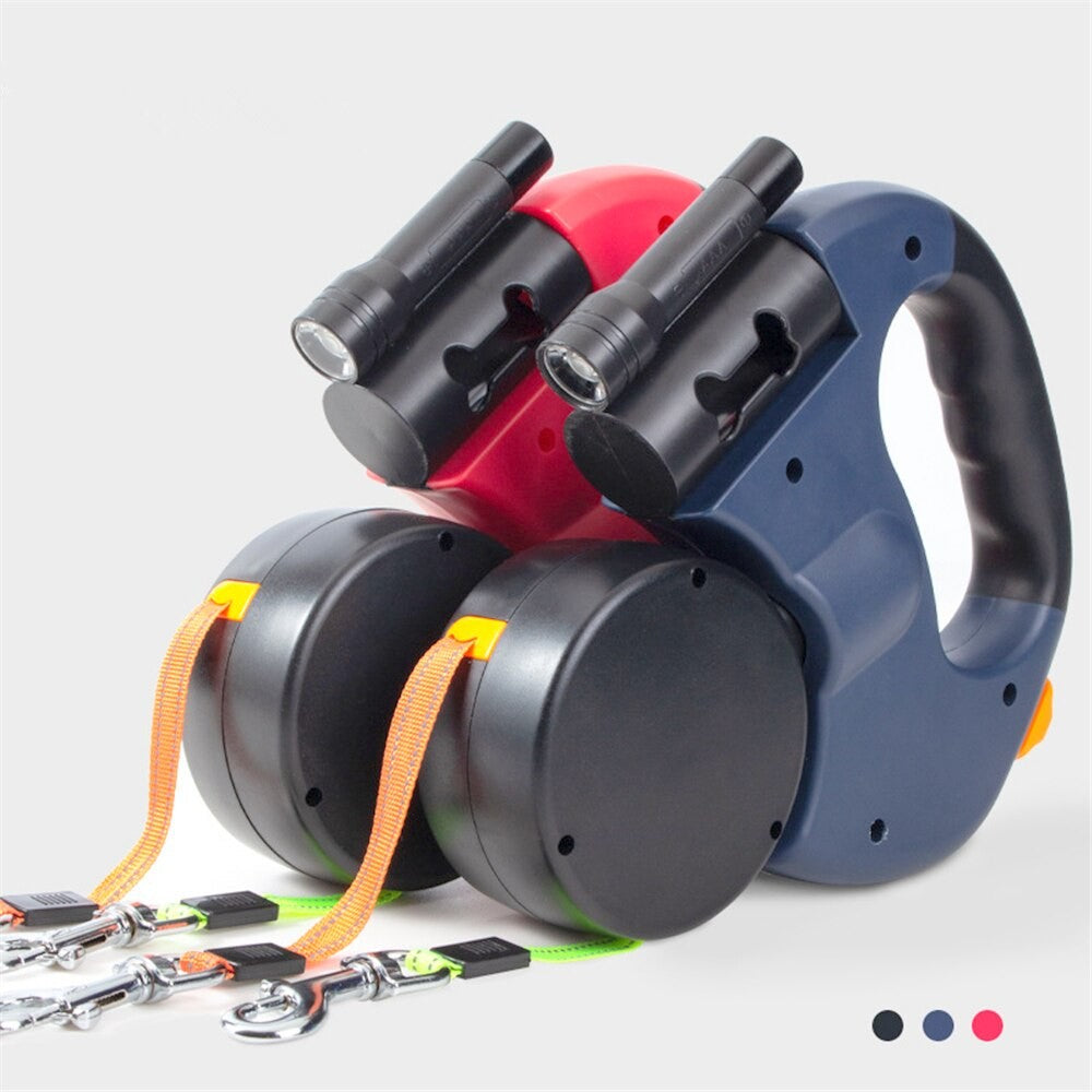 No-Tangle Dog Leash with LED Light
